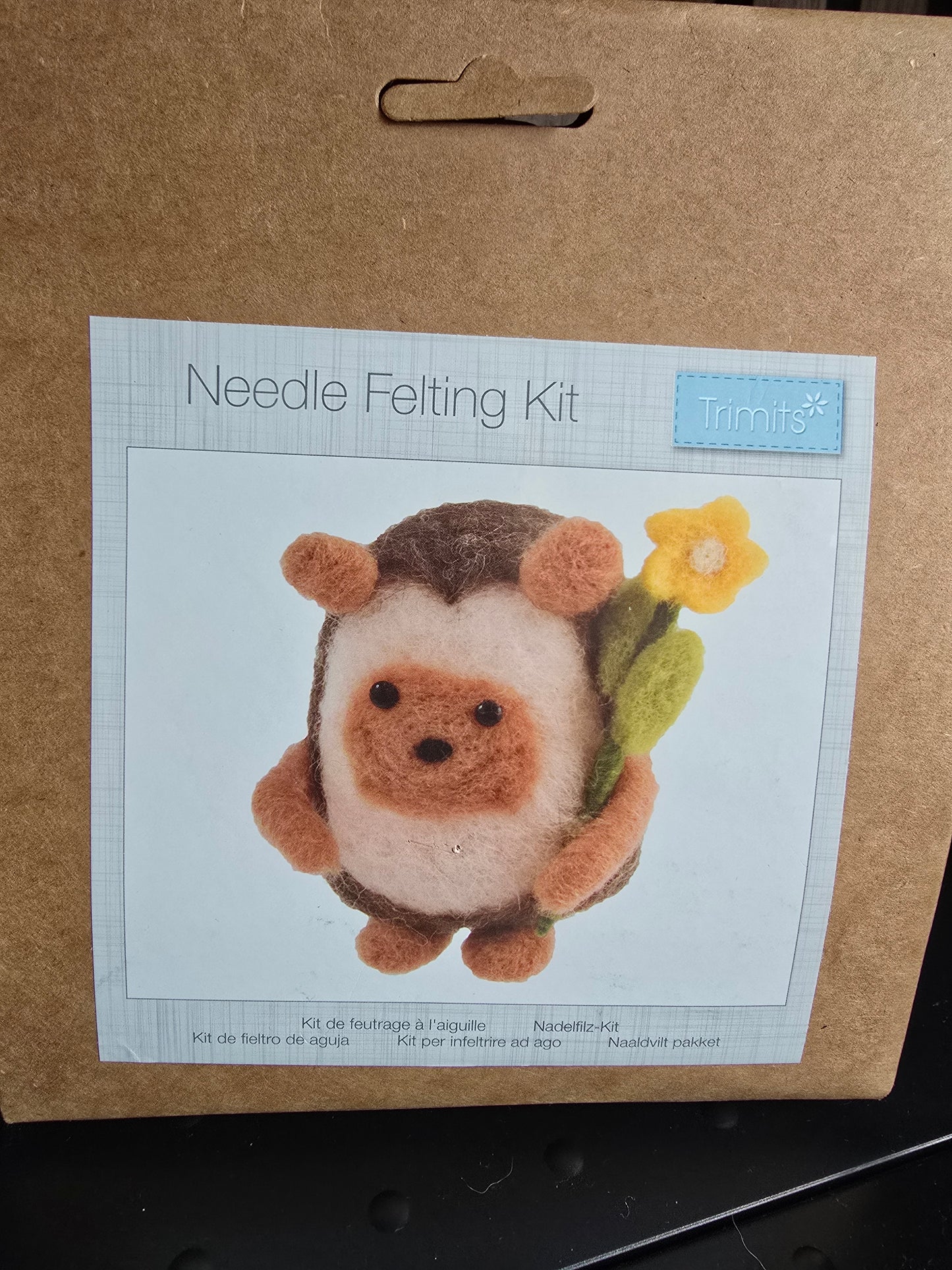 New! Trimits Hedgehog Felting Kit