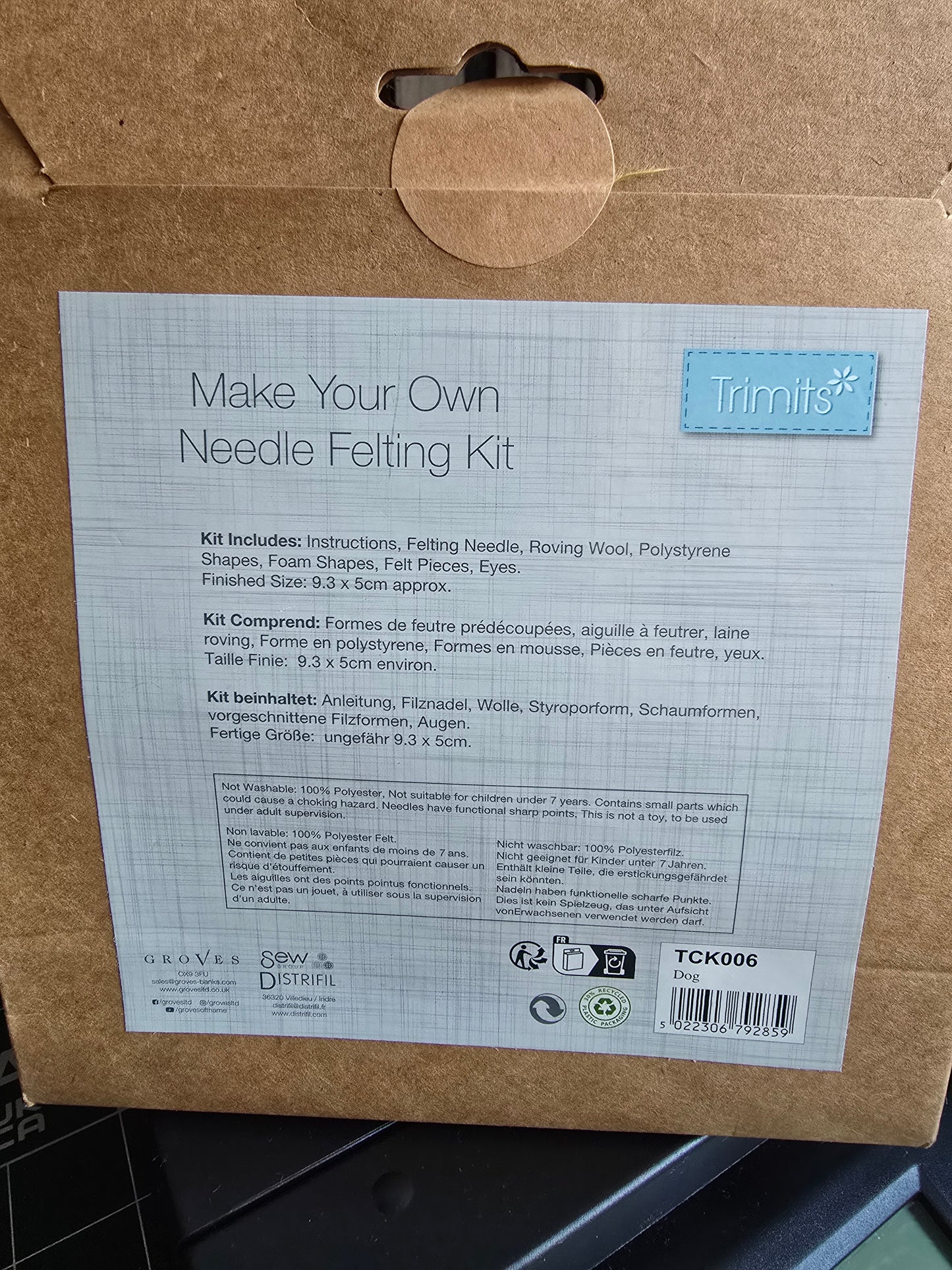 New! Trimits Dog Felting Kit