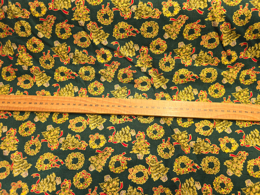 Christmas Cotton 135cm Trees and Wreaths