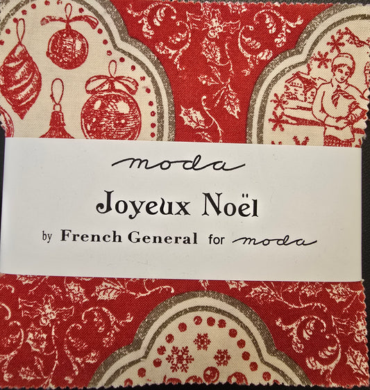 Moda Joyeux Noel Charm Pack 42 Squares