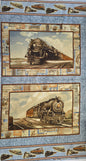 Benartex 100% Locomotion Cushion Panel