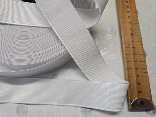 Elastic White or Black 32mm