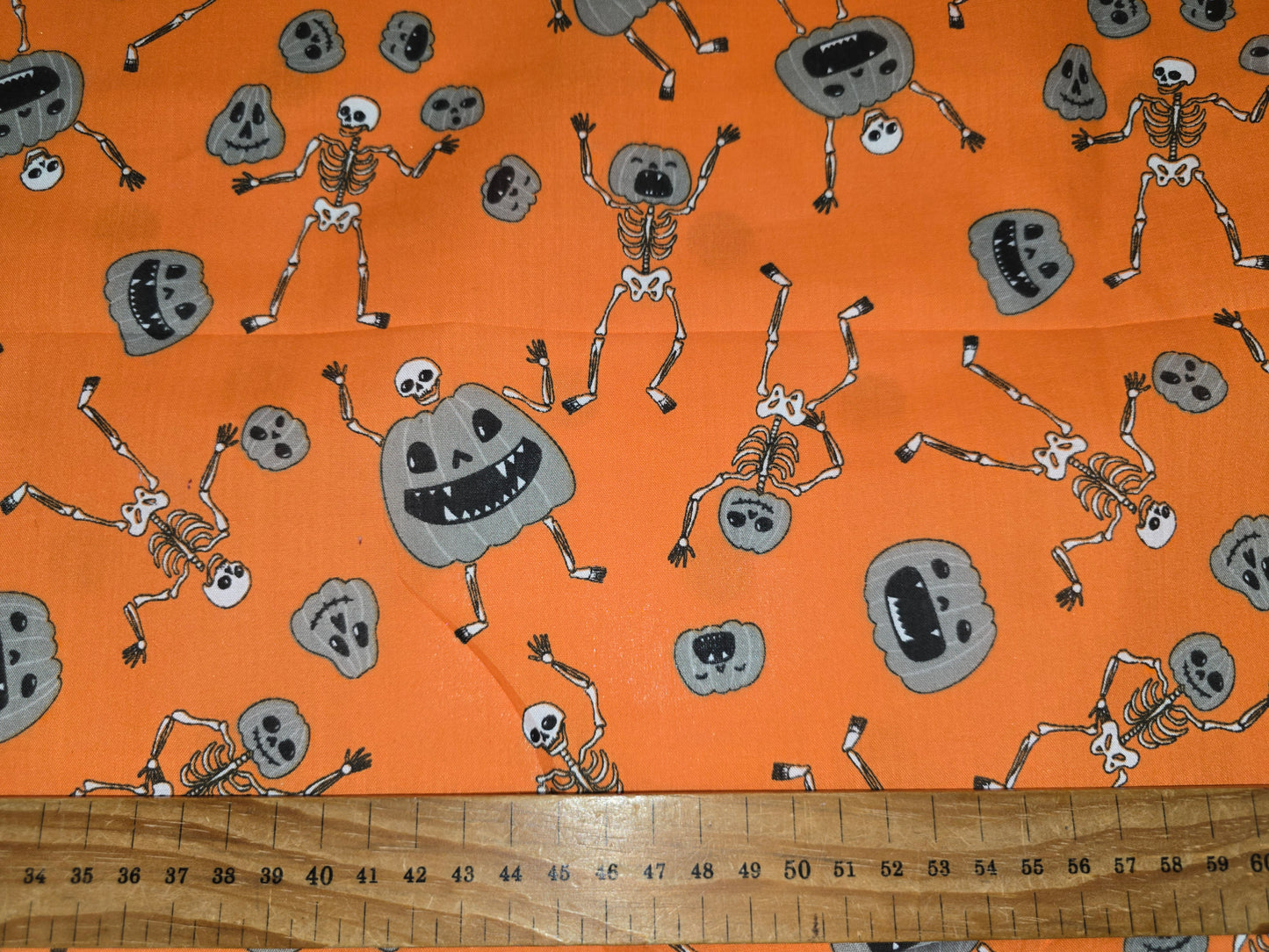 Polycotton Spooky Pumpkins