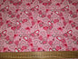 Quilting Treasures Pink Red Hearts on Pink