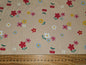John Louden 100% Linen Look Cotton Flowers